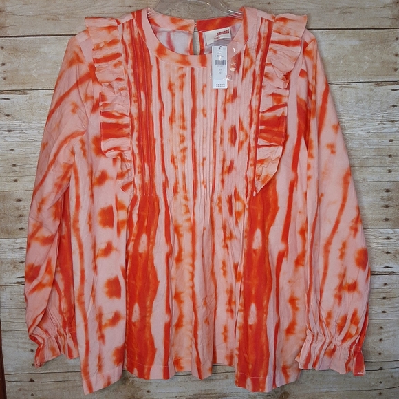 Samant Chauhan Anthropologie Tie Dye Blouse, XL - Picture 2 of 5